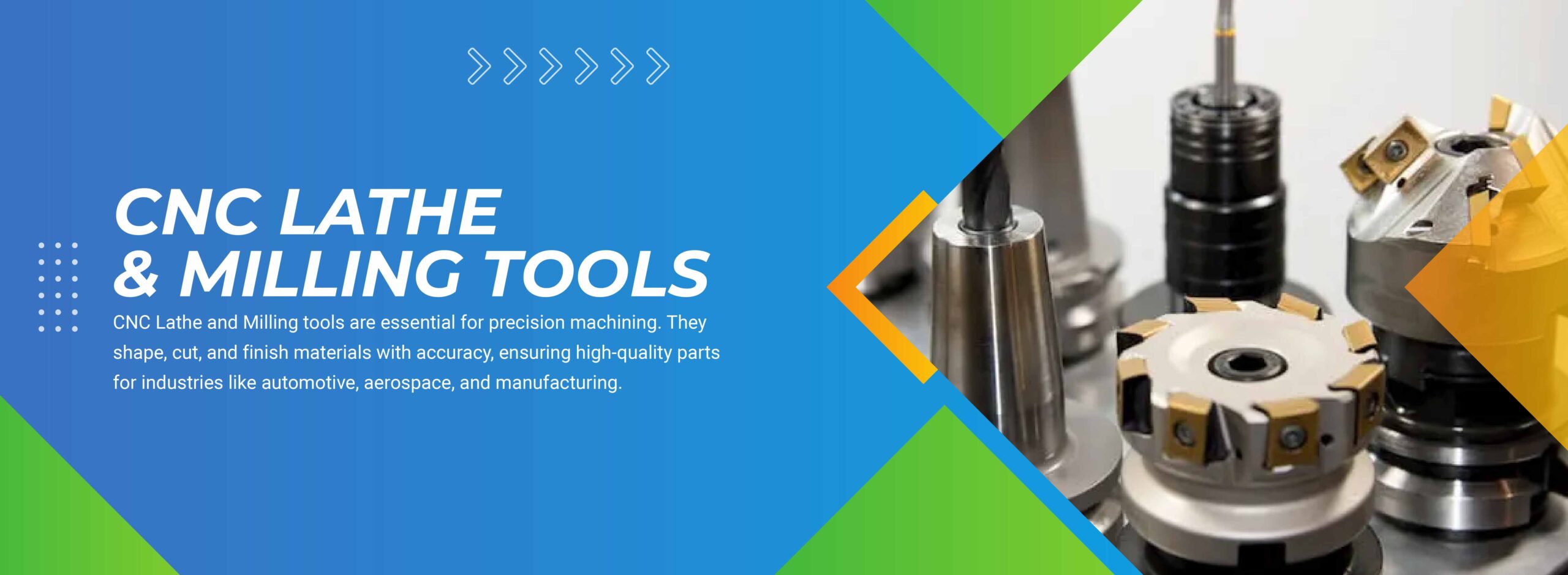 Web Banner Design_CNC Lathe & Milling Tools