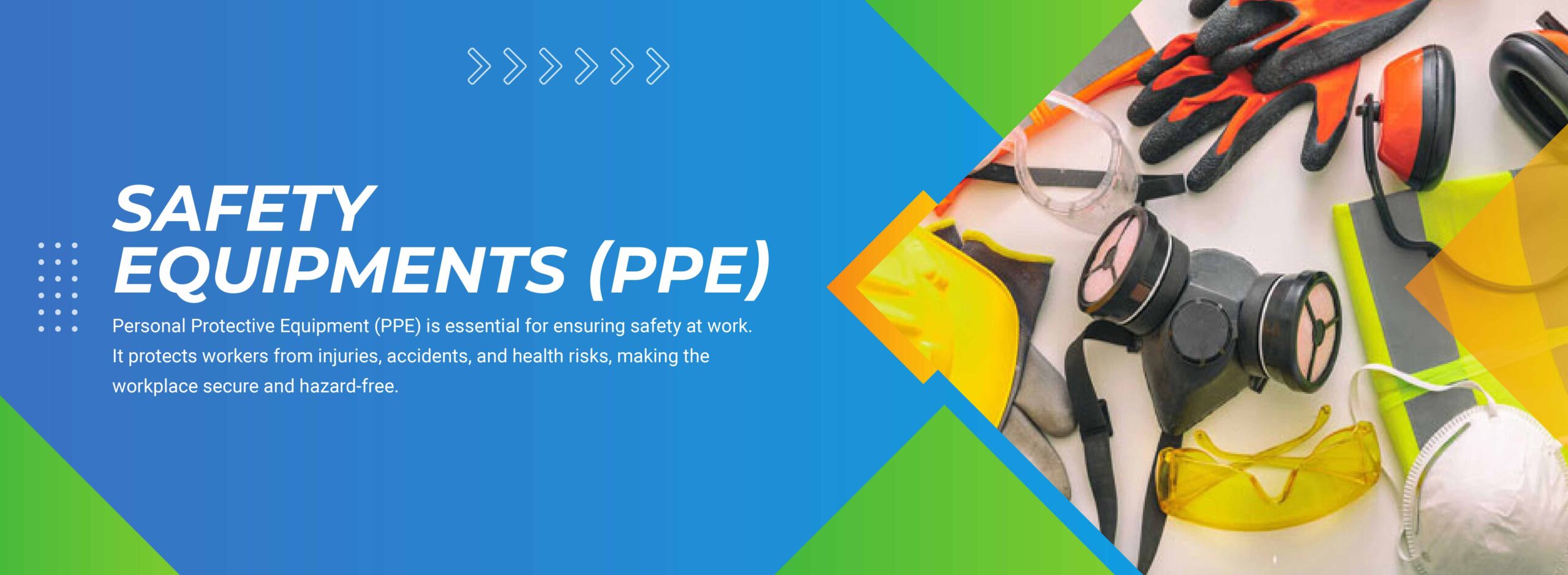 Web Banner Design_Safety Equipments (PPE)-